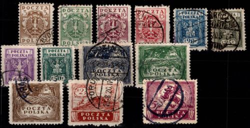 Polen 101 x-112 x, 114 x gestempelt #DIG05