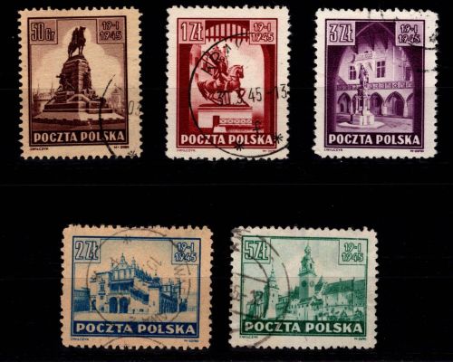 Polen 393-397 gestempelt #DIG32