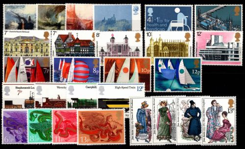 Großbritannien Jahrgang 1975 mit 667-695 postfrisch ohne Dauerserie #DIN87
