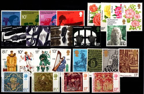 Großbritannien Jahrgang 1976 mit 696-726 postfrisch ohne Dauerserie #DIN88