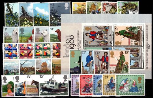 Großbritannien Jahrgang 1979 mit 781-816 postfrisch ohne Dauerserie #DIN91