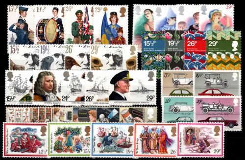 Großbritannien Jahrgang 1982 mit 900-937 postfrisch ohne Dauerserie #DIN94