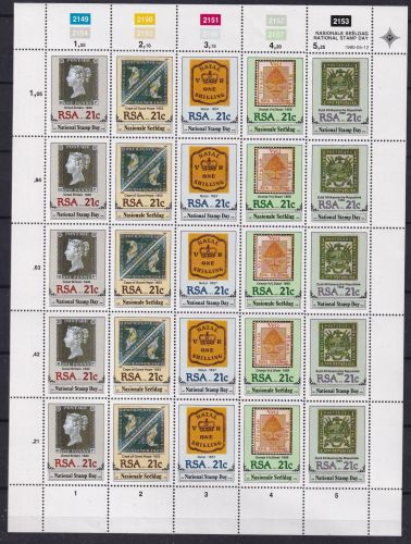 Südafrika 795-799 postfrisch Folienblatt #DFG62