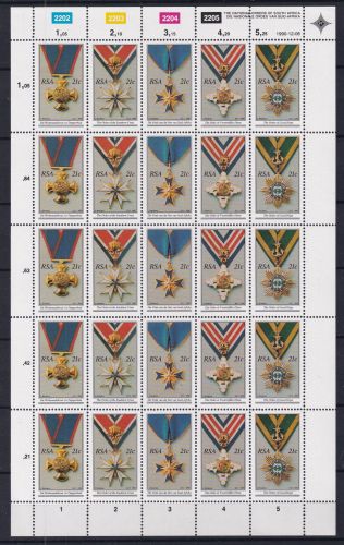 Südafrika 808-812 postfrisch Folienblatt #DFG68