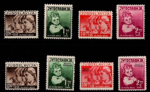 Jugoslawien 350-353, 366-369 postfrisch #DIP63