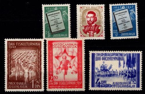 Jugoslawien 512-514, 521-523 postfrisch #DIP93