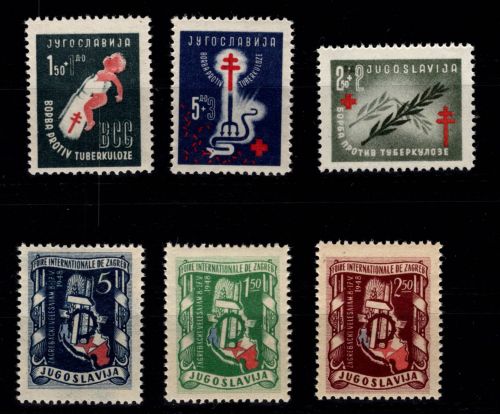 Jugoslawien 536-538, 539-541 postfrisch #DIP95