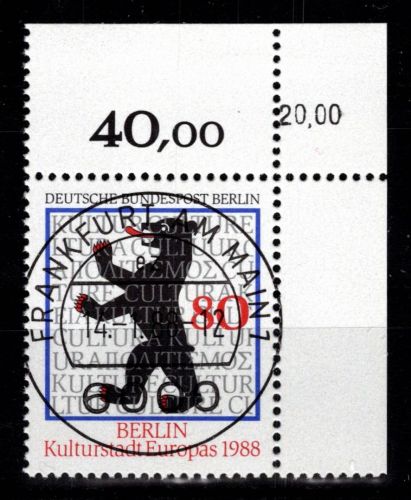 Berlin 800 gestempelt KBWZ, Vollstempel #DJG15