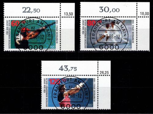 Berlin 801-803 gestempelt KBWZ, Vollstempel #DJG16