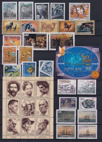 Jugoslawien Jahrgang 1998 postfrisch ohne 2880-85 #DJG49