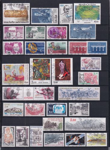 Frankreich Jahrgang 1984 gestempelt #DJG80