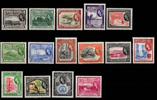 Guyana 199-213 mit Falz #DHH76