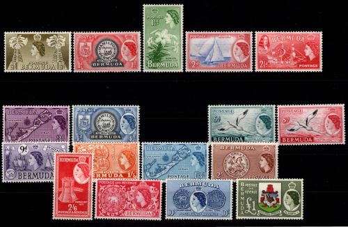 Bermuda-Inseln 130-147 postfrisch es fehlt billige Mi.Nr.: 137 #DHH91