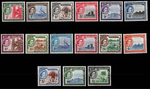 Gambia 148-162 postfrisch #DHM69