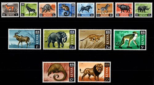 Kenia 20-33 postfrisch Motiv Wildtiere #DHM73