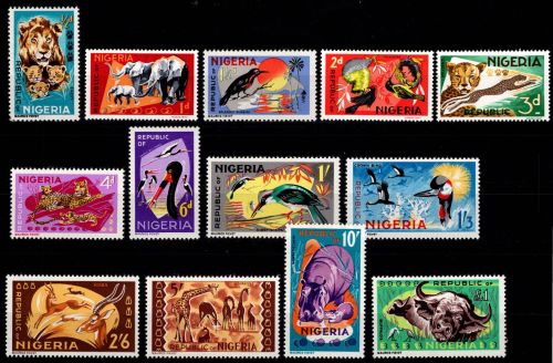 Nigeria 175-188 postfrisch es fehlt Nr.: 182 #DHM85