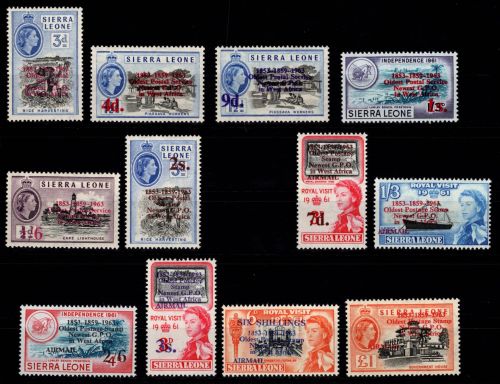 Sierra Leone 239-250 postfrisch #DHM96