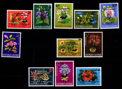 Sierra Leone 317-327 postfrisch
