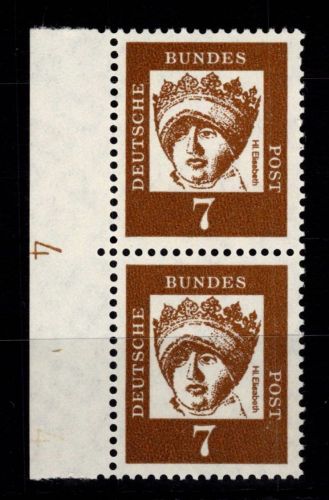 BRD Bund 348 y DZ postfrisch Druckerzeichen 4 #DIR57