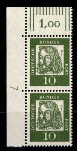 BRD Bund 350 y DZ postfrisch Druckerzeichen 7 #DIR62