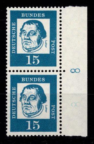 BRD Bund 351 y DZ postfrisch Druckerzeichen 8 #DIR66