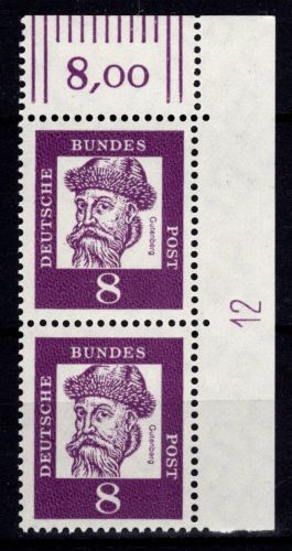 BRD Bund 349 x DZ postfrisch