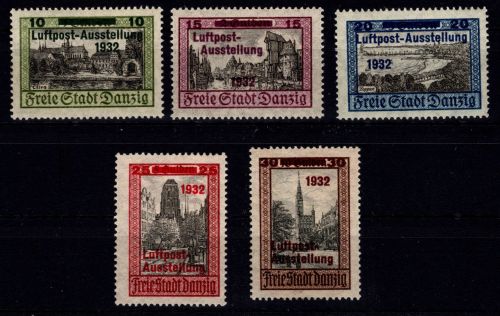 Danzig 231-235 postfrisch #DIS03