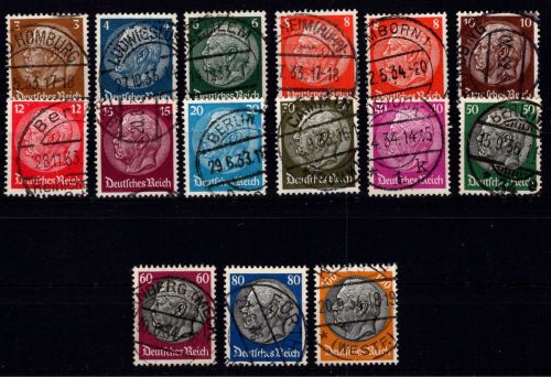 Deutsches Reich 482-495 gestempelt