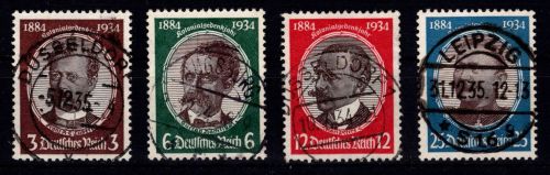 Deutsches Reich 540-543 gestempelt