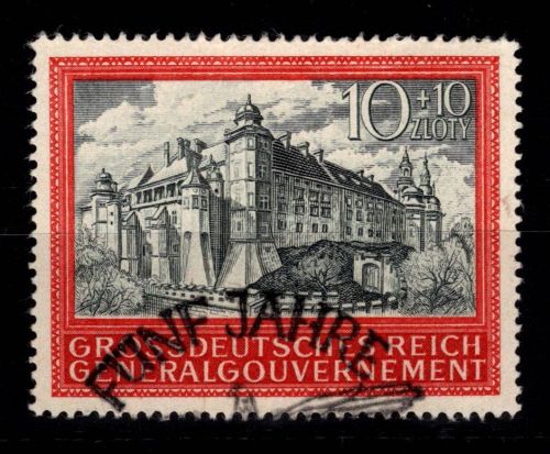 Generalgouvernement 125 gestempelt mit sauberem Abschlag #DIT45