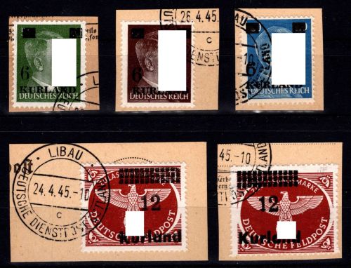Kurland 1-4 A/B gestempelt signiert Sellschopp #DIT50