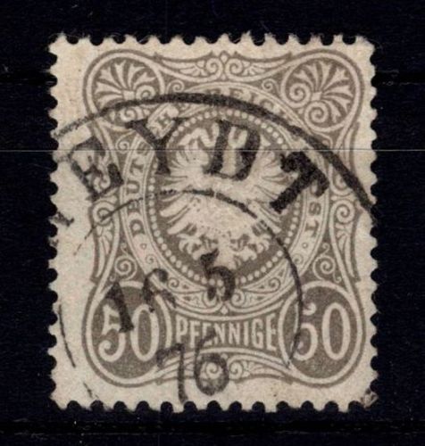 Deutsches Reich 36 a gestempelt tiefst geprüft Zenker BPP #DIT97