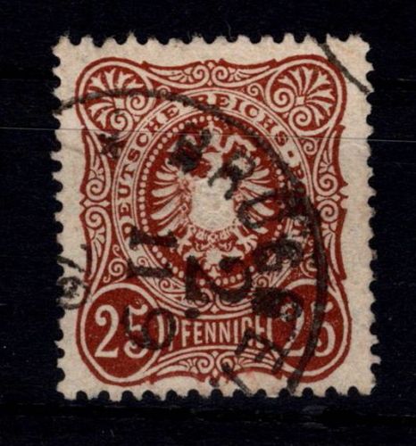 Deutsches Reich 35 a gestempelt geprüft Wiegand BPP #DIU55
