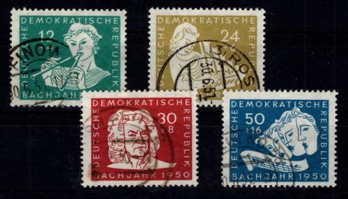 DDR 256-259 gestempelt