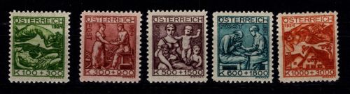 Österreich 442-446 postfrisch #DJI71