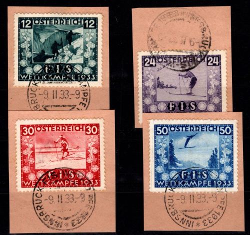 Österreich 545-550 gestempelt