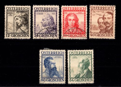 Österreich 591-596 gestempelt #DJI89