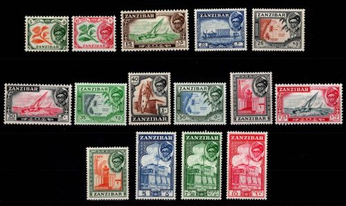 Sansibar 225-239 postfrisch #DIR16