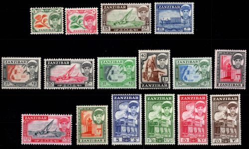 Sansibar 240-255 postfrisch #DIR17