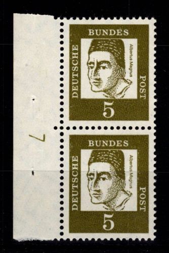 BRD Bund 347 y DZ postfrisch Druckerzeichen 7 #DIR49