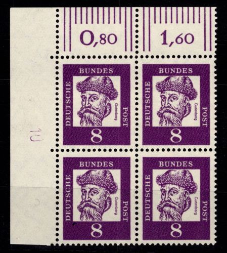 BRD Bund 349 y DZ postfrisch