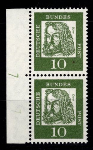 BRD Bund 350 y DZ postfrisch Druckerzeichen 7 #DIR63