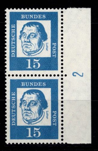 BRD Bund 351 y DZ postfrisch Druckerzeichen 2 #DIR65