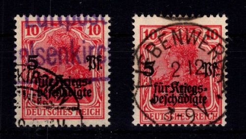 Deutsches Reich 105 a/c gestempelt geprüft Infla Berlin #DIV29