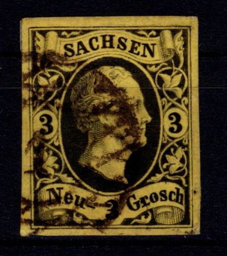 Sachsen 6 gestempelt #DIX08