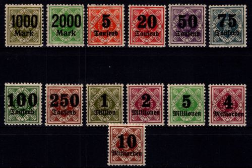 Württemberg 171-183 postfrisch #DIX68