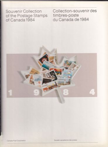 Kanada Jahrbuch 1984 postfrisch Souvenir Collection #DHT35