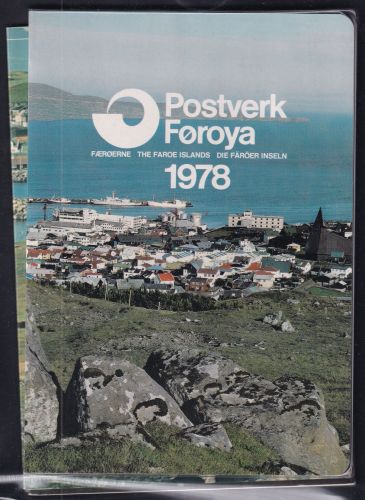 Färöer Jahresmappen 1978-1981,1983 komplett postfrisch #DHT42