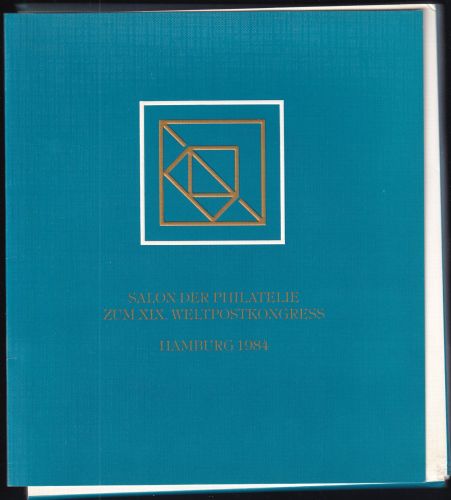 Salon der Philatelie Hamburg 1984 Mappe zum Weltpostkongress #DHT49