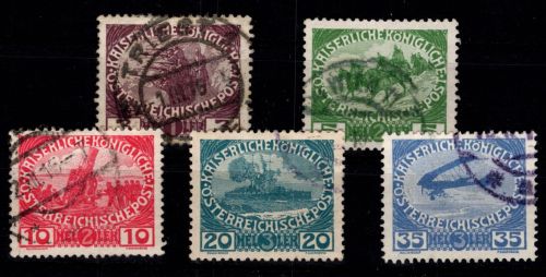 Österreich 180-184 gestempelt #DJJ05